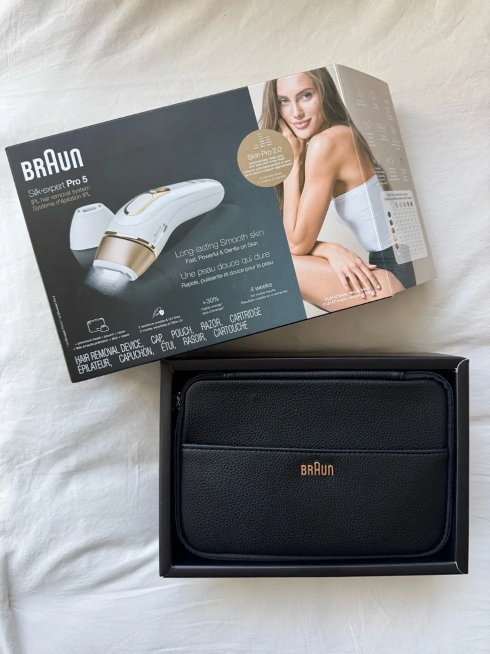Braun Silk-expert Pro 5 IPL Hair Removal Device PL5147 - White & Gold - Picture 2 of 3